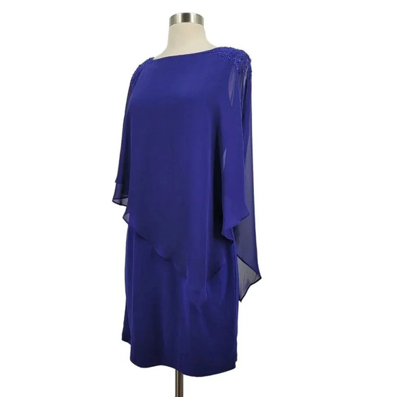 SL Fashions NY Women's Mother of the Bride Dress 9170368 in Iris SZ 10 NWT $119 - Picture 2 of 12